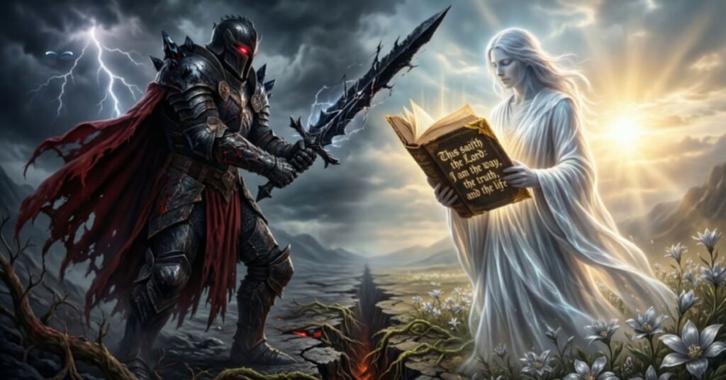 Contrasting Legend with Scripture