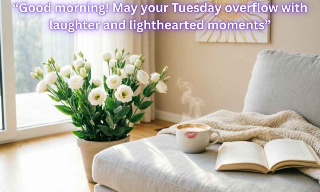 Good Morning and Happy Tuesday Blessings:
Good morning! May your Tuesday overflow with laughter and lighthearted moments