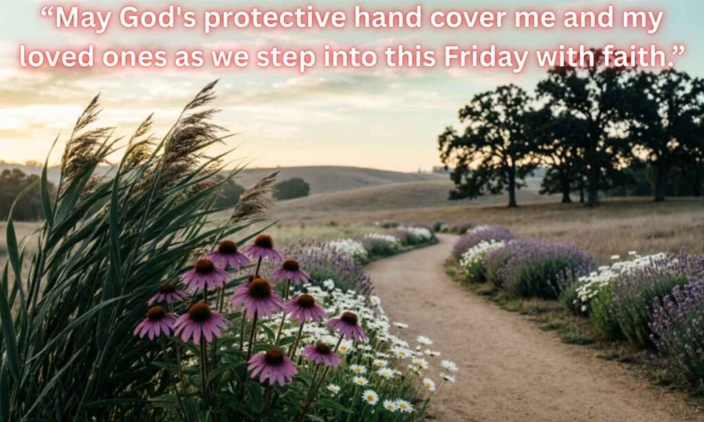 Protection Prayers for African American Spiritual Friday Blessings Image:
May God's protective hand cover me and my loved ones as we step into this Friday with faith.