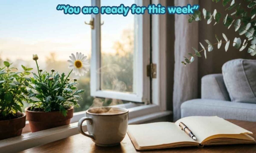 Monday Morning Blessings Image:
“You are ready for this week”