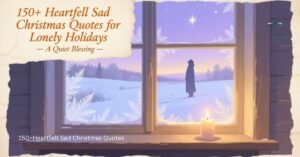 150+Heartfelt Sad Christmas Quotes for Lonely Holidays A Quiet Blessing