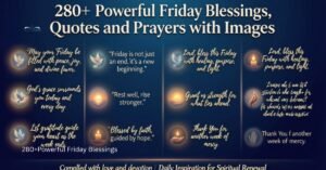 280+Powerful Friday Blessings, Quotes and Prayers with Images