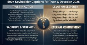 500+Keyholder Captions for Trust & Devotion 2026