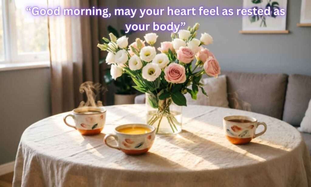 Sunday Blessings Image:
Good morning, may your heart feel as rested as your body۔