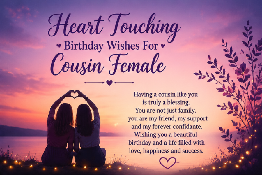Birthday Wishes For Cousin Female