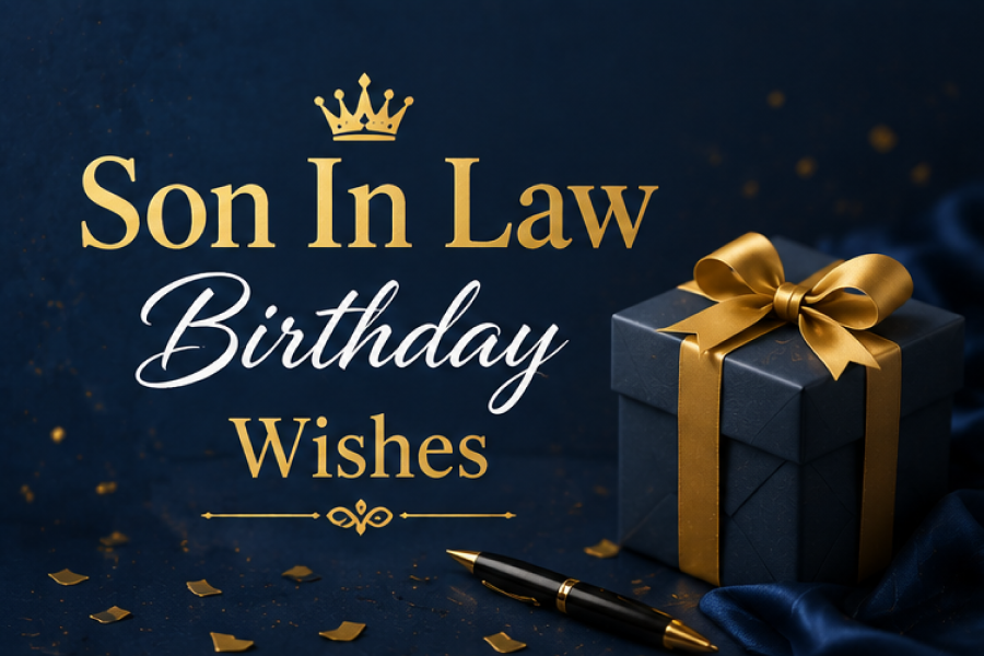 Son In Law Birthday Wishes