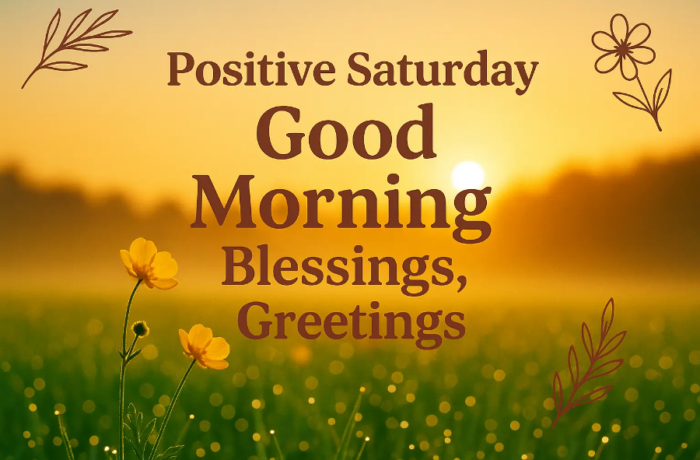 Good Morning Saturday Blessings And Prayers