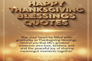 Thanksgiving Blessings Quotes
