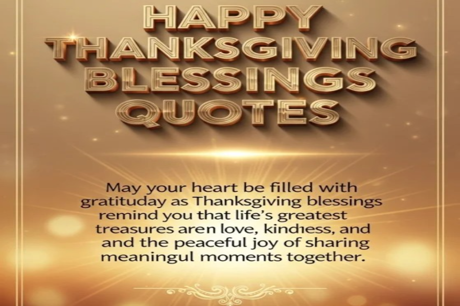 Thanksgiving Blessings Quotes